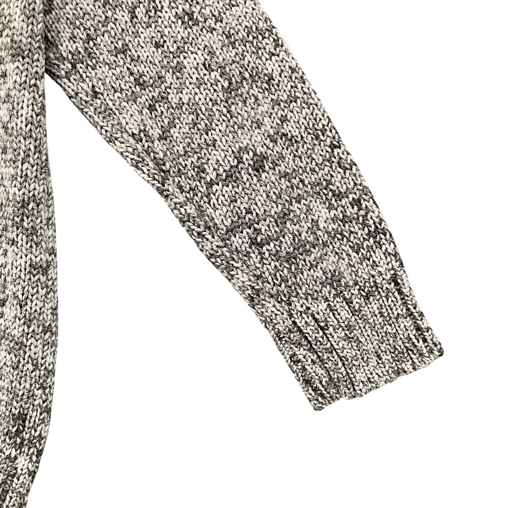 Theory Serino Meridian Grey Marled Chunky Knit Crew Neck Sweater Womens S - Picture 3 of 9